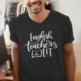 English Teachers Are Lit Teacher Appreciation Men's V-Neck T-Shirt, English Teacher Shirts, funny gift
