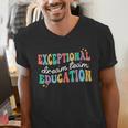 Exceptional Education Dream Team SPED ESE Teacher Autism Men's V-Neck T-Shirt, funny gift Exceptional Education Dream Team SPED ESE Teacher Autism Men's V-Neck T-Shirt, funny gift