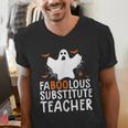 Faboolous Substitute Teacher Halloween Costume Men's V-Neck T-Shirt, funny gift Faboolous Substitute Teacher Halloween Costume Men's V-Neck T-Shirt, funny gift