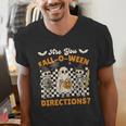 Are You Fall o Ween Directions Halloween Skeleton Teacher Men's V-Neck T-Shirt, funny gift Are You Fall o Ween Directions Halloween Skeleton Teacher Men's V-Neck T-Shirt, funny gift