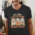 Are You Fall O Ween Directions Halloween Teacher Men's V-Neck T-Shirt, funny gift