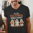 Are You Fall O Ween DirectionsRetro Teacher Halloween Ghost Men's V-Neck T-Shirt, funny gift Are You Fall O Ween DirectionsRetro Teacher Halloween Ghost Men's V-Neck T-Shirt, funny gift