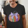 Fall Pumpkin Books Lover Halloween Teacher Teaching Staff Men's V-Neck T-Shirt, funny gift Fall Pumpkin Books Lover Halloween Teacher Teaching Staff Men's V-Neck T-Shirt, funny gift