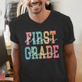 First Grade Dream Team Back To School 1st Grade Teacher Men's V-Neck T-Shirt, First Grade Teacher Shirts, funny gift