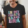 In My Fourth Grade Era Girl Back To School 4th Grade Teacher Men's V-Neck T-Shirt, 4th Grade Teacher Shirts, funny gift In My Fourth Grade Era Girl Back To School 4th Grade Teacher Men's V-Neck T-Shirt, 4th Grade Teacher Shirts, funny gift
