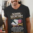 Front Office Teacher Admin Meaning School Secretary Men's V-Neck T-Shirt, funny gift Front Office Teacher Admin Meaning School Secretary Men's V-Neck T-Shirt, funny gift