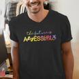 The Future Is Accessible Special Education Teacher Men's V-Neck T-Shirt, Future Teacher Shirts, funny gift The Future Is Accessible Special Education Teacher Men's V-Neck T-Shirt, Future Teacher Shirts, funny gift