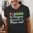 Future Teacher Cool Teacher In Progress Please Wait Men's V-Neck T-Shirt, Future Teacher Shirts, funny gift Future Teacher Cool Teacher In Progress Please Wait Men's V-Neck T-Shirt, Future Teacher Shirts, funny gift