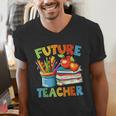 Future Teacher Costume For Kids Back To School Boy Girl Men's V-Neck T-Shirt, Future Teacher Shirts, funny gift Future Teacher Costume For Kids Back To School Boy Girl Men's V-Neck T-Shirt, Future Teacher Shirts, funny gift