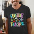Future Teacher Kid's Career Men's V-Neck T-Shirt, Future Teacher Shirts, funny gift