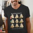 Ghosts Halloween Montessori Teacher Educator Costume Men's V-Neck T-Shirt, funny gift Ghosts Halloween Montessori Teacher Educator Costume Men's V-Neck T-Shirt, funny gift