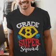 Grade 8 Super Squad Superhero Teacher Team Men's V-Neck T-Shirt, Super Teacher Shirts, funny gift Grade 8 Super Squad Superhero Teacher Team Men's V-Neck T-Shirt, Super Teacher Shirts, funny gift