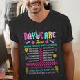 Groovy Day Care Some Days I Rock It Day Care Teacher Life Men's V-Neck T-Shirt, Groovy Teacher Shirts, funny gift