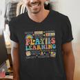 Groovy Play Is Learning Kindergarten Teacher Appreciation Men's V-Neck T-Shirt, Groovy Teacher Shirts, funny gift