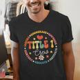 Groovy Title 1 Crew Cute Title 1 Reading Teacher Men Women Kids Men's V-Neck T-Shirt, Groovy Teacher Shirts, funny gift Groovy Title 1 Crew Cute Title 1 Reading Teacher Men Women Kids Men's V-Neck T-Shirt, Groovy Teacher Shirts, funny gift