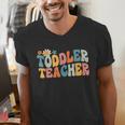 Groovy Toddler Teacher Appreciation Back To School Men's V-Neck T-Shirt, Groovy Teacher Shirts, funny gift Groovy Toddler Teacher Appreciation Back To School Men's V-Neck T-Shirt, Groovy Teacher Shirts, funny gift
