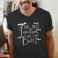 Halloween Best Teachers Are A Bit Batty Spooky Bats Men's V-Neck T-Shirt, funny gift Halloween Best Teachers Are A Bit Batty Spooky Bats Men's V-Neck T-Shirt, funny gift
