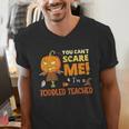 Halloween You Can't Scare Toddler Teacher For Men Women Men's V-Neck T-Shirt, funny gift