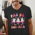 Halloween Dance Teacher Pas De Boo-Ree Ghost Ballet Dancer Men's V-Neck T-Shirt, funny gift