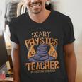 Halloween Scary Physics Teacher No Costume Required Women Men's V-Neck T-Shirt, funny gift Halloween Scary Physics Teacher No Costume Required Women Men's V-Neck T-Shirt, funny gift
