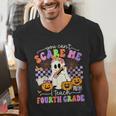 Halloween Teacher You Can't Scare Me I Teach Fourth Grade Men's V-Neck T-Shirt, funny gift Halloween Teacher You Can't Scare Me I Teach Fourth Grade Men's V-Neck T-Shirt, funny gift
