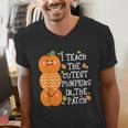 Halloween Teacher Shirt I Teach The Cutest Pumpkins In Patch Men Women Kids Men's V-Neck T-Shirt, funny gift