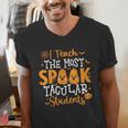 Halloween Teacher I Teach The Most Spooktacular Students Men Women Men's V-Neck T-Shirt, funny gift