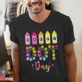Happy Dot Day 2025 Teacher Kids Girls Colorful Polka Dot Day Men's V-Neck T-Shirt, funny gift Happy Dot Day 2025 Teacher Kids Girls Colorful Polka Dot Day Men's V-Neck T-Shirt, funny gift