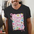 Happy Dot Day Bow Coquette For Teacher Girls Men's V-Neck T-Shirt, funny gift Happy Dot Day Bow Coquette For Teacher Girls Men's V-Neck T-Shirt, funny gift
