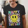 Happy Dot Day Shirts Teacher Student Girls Kids Smile Face Men's V-Neck T-Shirt, funny gift Happy Dot Day Shirts Teacher Student Girls Kids Smile Face Men's V-Neck T-Shirt, funny gift