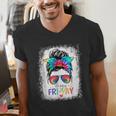 Happy Fri-Yay Friday Teacher Life Happy Friday Men's V-Neck T-Shirt, funny gift Happy Fri-Yay Friday Teacher Life Happy Friday Men's V-Neck T-Shirt, funny gift