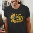 We Can Do Hard Things Kids Teacher Back To School Men's V-Neck T-Shirt, funny gift