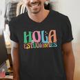 Hola Estudiantes Maestra Back To School Spanish Teacher Men's V-Neck T-Shirt, funny gift Hola Estudiantes Maestra Back To School Spanish Teacher Men's V-Neck T-Shirt, funny gift
