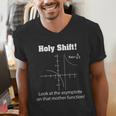Holy Shift Look At The Asymptote Math Teacher Science Men's V-Neck T-Shirt, Science Teacher Shirts, funny gift