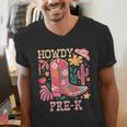 Howdy Pre-K Cowgirls Teacher Back To School Men's V-Neck T-Shirt, funny gift Howdy Pre-K Cowgirls Teacher Back To School Men's V-Neck T-Shirt, funny gift