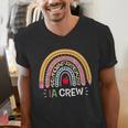 IA Crew Instructional Assistant Rainbow Teachers Aide Men's V-Neck T-Shirt, funny gift