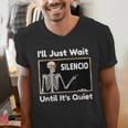 I'Ll Just Wait Until It's Quiet Spanish Teacher Halloween Men Women Kids Men's V-Neck T-Shirt, funny gift