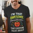 I'm That Awesome Paraeducator Teacher Men's V-Neck T-Shirt, funny gift