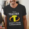 I'm a Teacher What's Your Superpower Teacher Men's V-Neck T-Shirt, funny gift I'm a Teacher What's Your Superpower Teacher Men's V-Neck T-Shirt, funny gift