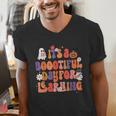 It's A Bootiful Day For Learning Cute Teacher Halloween Men's V-Neck T-Shirt, funny gift