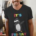 It's Fri-Yay Dabbing Penguin Friday Weekend Teacher Student Men's V-Neck T-Shirt, funny gift It's Fri-Yay Dabbing Penguin Friday Weekend Teacher Student Men's V-Neck T-Shirt, funny gift