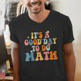 Its A Good Day To Do Math Retro Math Teacher Student Men's V-Neck T-Shirt, funny gift Its A Good Day To Do Math Retro Math Teacher Student Men's V-Neck T-Shirt, funny gift