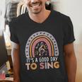 It's A Good Day To Sing Back To School Music Teacher Men's V-Neck T-Shirt, funny gift It's A Good Day To Sing Back To School Music Teacher Men's V-Neck T-Shirt, funny gift
