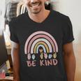 Be Kind ASL Sign Language Deaf SPED Teacher Kids Men Women Men's V-Neck T-Shirt, funny gift