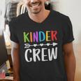 Kinder Crew Shirt Kindergarten Boy Girl Student Teacher Men's V-Neck T-Shirt, funny gift Kinder Crew Shirt Kindergarten Boy Girl Student Teacher Men's V-Neck T-Shirt, funny gift