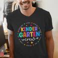 Kindergarten Crew Back To School Kindergarten Teacher Kids Men's V-Neck T-Shirt, funny gift