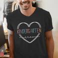 Kindergarten Crew Kinder Crew Teacher Squad Team Preschool Men's V-Neck T-Shirt, funny gift Kindergarten Crew Kinder Crew Teacher Squad Team Preschool Men's V-Neck T-Shirt, funny gift