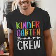 Kindergarten Crew Shirt Kinder Crew Teacher Boy Girl Men's V-Neck T-Shirt, funny gift