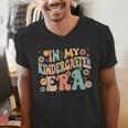In My Kindergarten Era Retro Back To School Teacher Student Men's V-Neck T-Shirt, funny gift In My Kindergarten Era Retro Back To School Teacher Student Men's V-Neck T-Shirt, funny gift