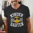 Kindergarten Teacher First Day Of Kinder Back To School Men's V-Neck T-Shirt, funny gift